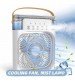 Portable USB Air Conditioner Cooling Fan With 5 Spray Big Size with Box